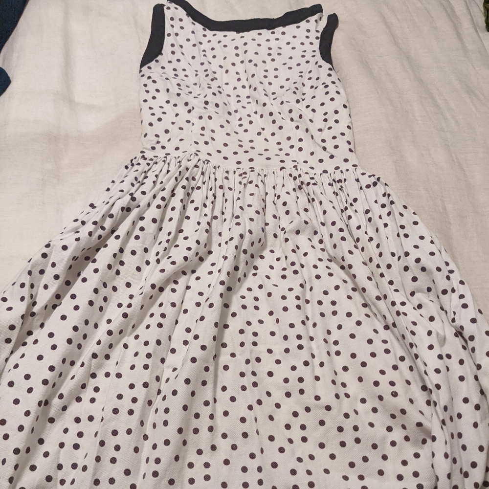 1960s Vintage Polka Dot Dress